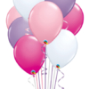 It's A Girl Balloon Bouquet<br>(12 Latex 1 Foil)