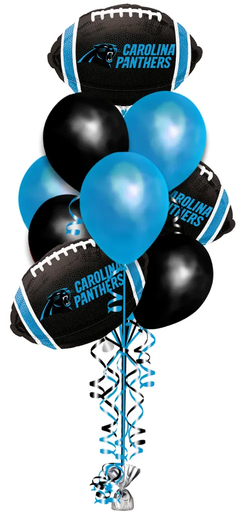 Carolina Panther NFL Balloon Decorations & Delivery.